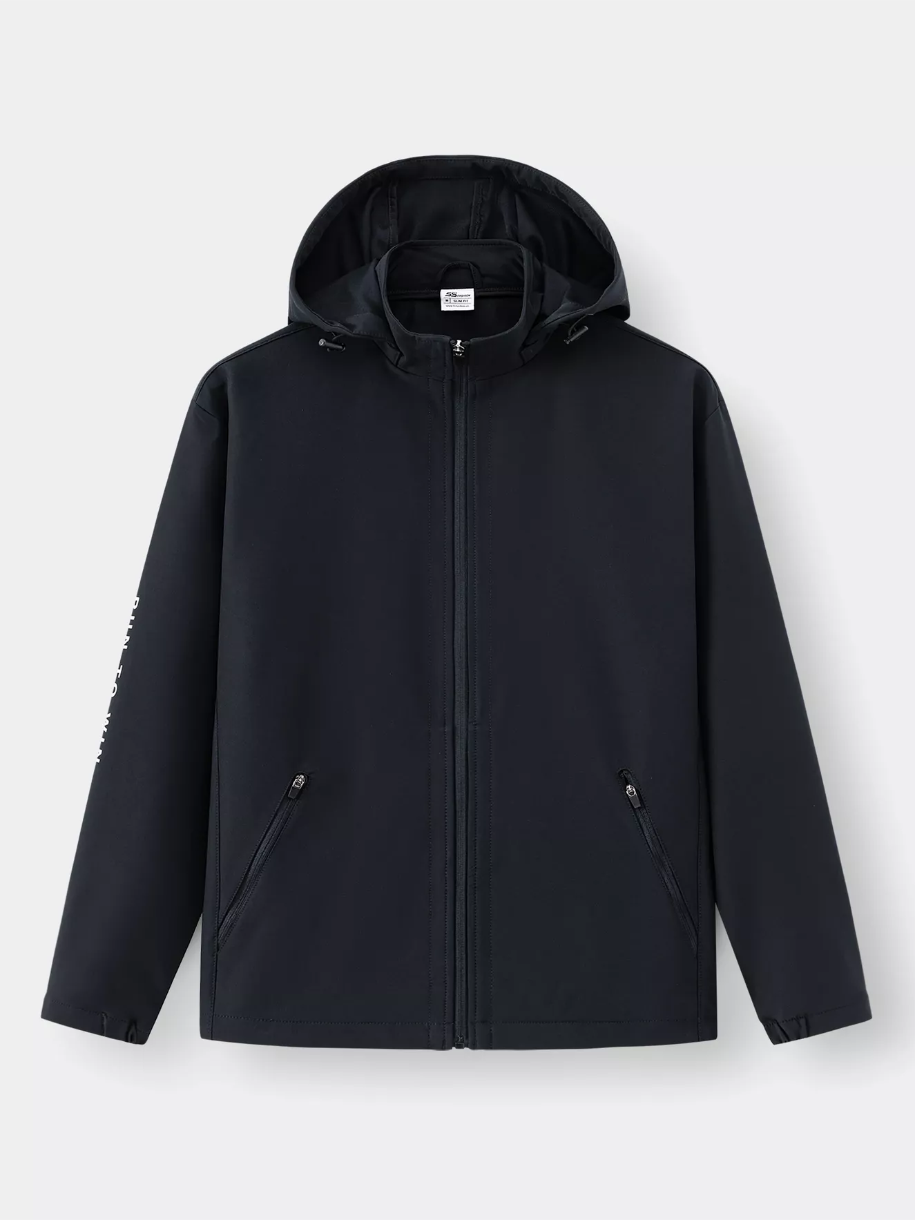 Áo Khoác Gió Nam 5S Fashion In Chữ Phom Slimfit AKG24002