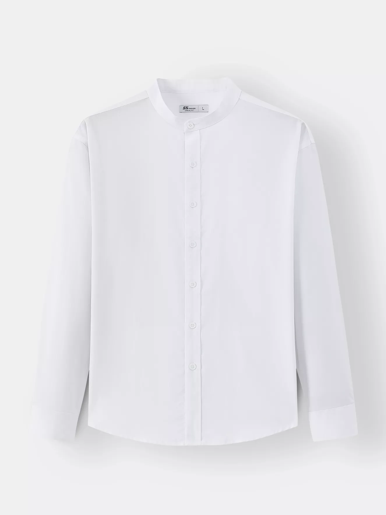 Áo Sơ Mi Nam Cổ Tàu Tay Dài 5S Fashion Cotton Phom Casual ASM24081