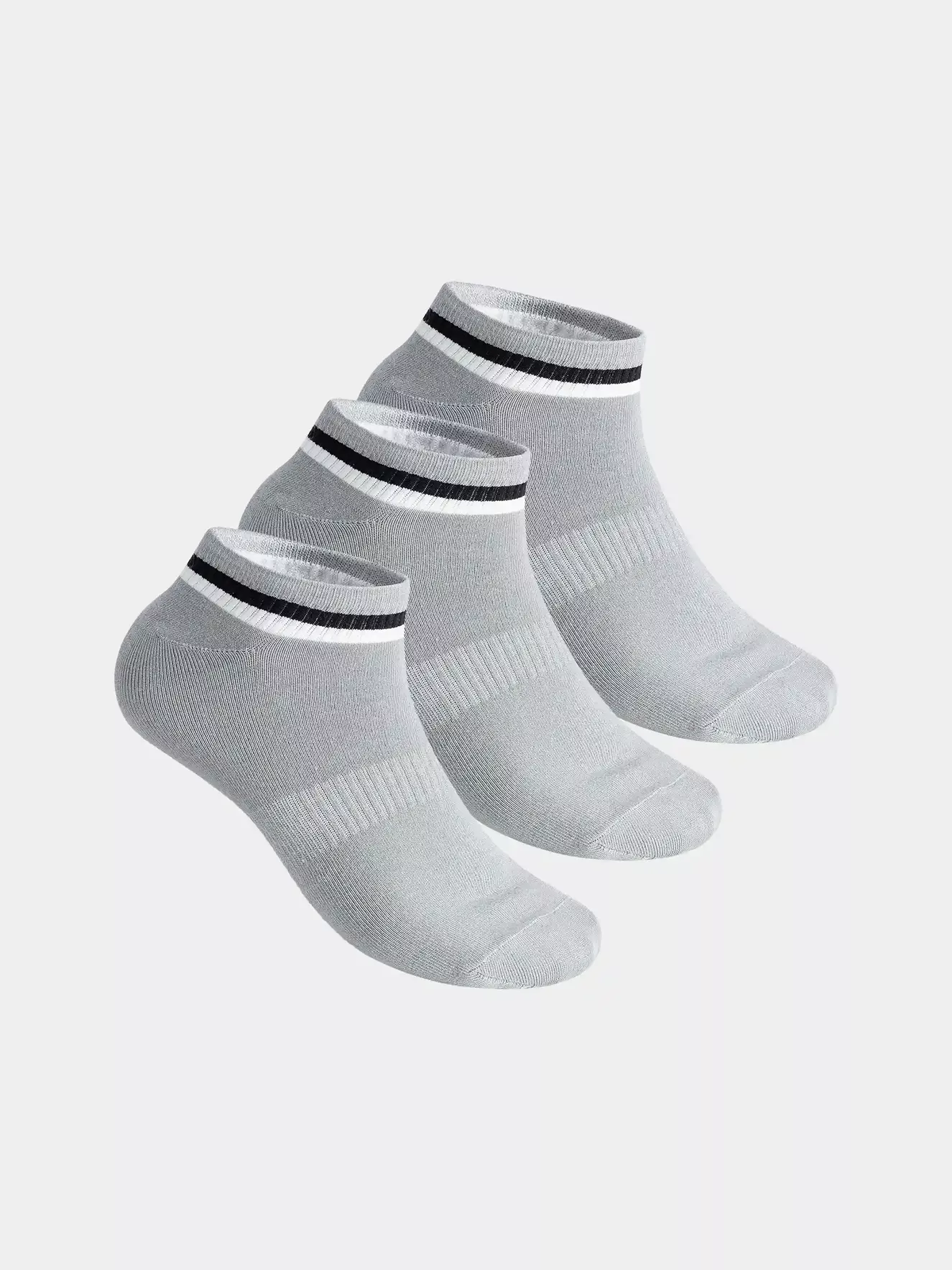 Combo 3 Đôi Tất Nam 5S Fashion Cổ Ngắn Dệt Kẻ Modal 3C-Y0TAT24004