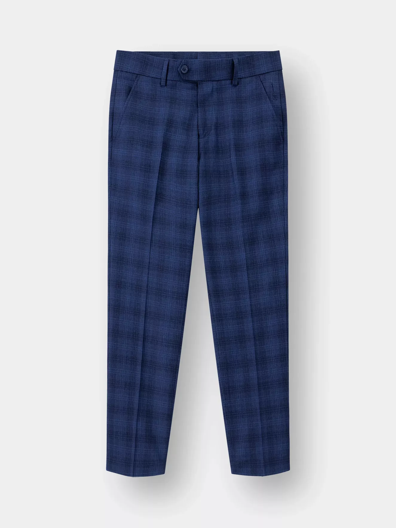 Quần Tây Nam 5S Fashion Dệt Kẻ Caro Slimfit QAU23056