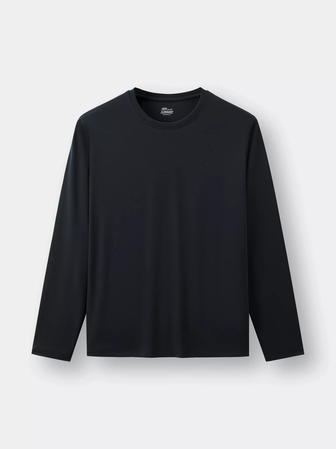 Áo Thun Nam Dài Tay Cổ Tròn 5S Fashion Regular Fit ATO23014