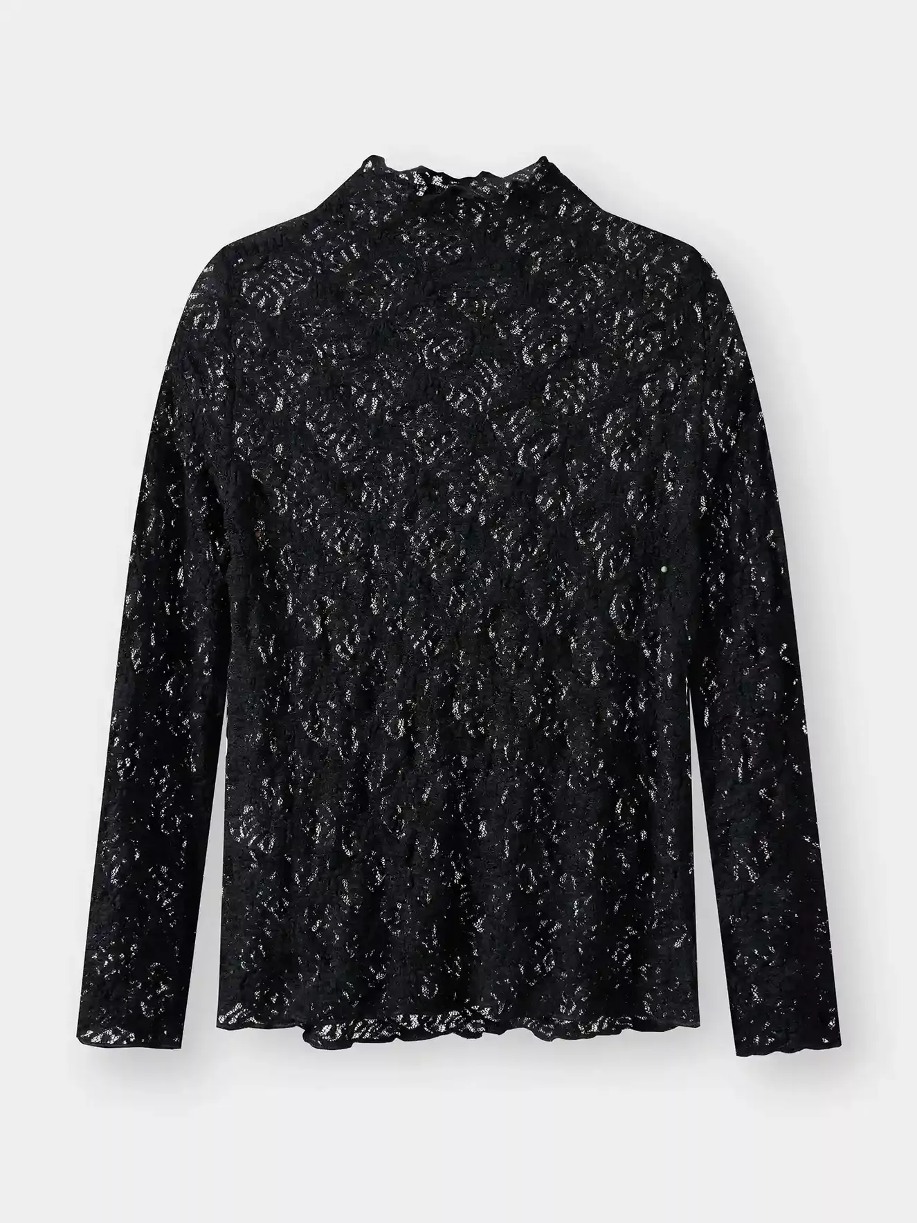 Áo Thun Ren Bé Gái Dài Tay 5S Fashion Cổ Bèo G0ATH25005