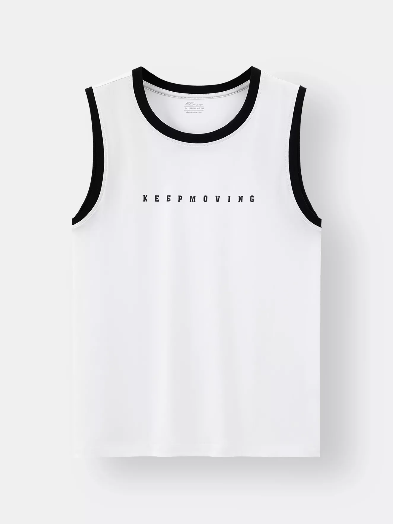 Áo Sát Nách Nam 5S Fashion In Chữ Regular ASN24005