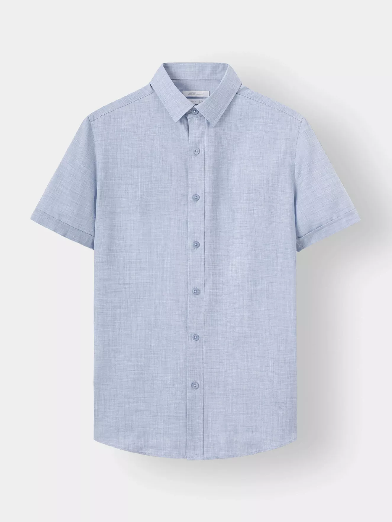 Áo Sơ Mi Ngắn Tay 5S Fashion Hiệu Ứng Màu Melange ASC24076