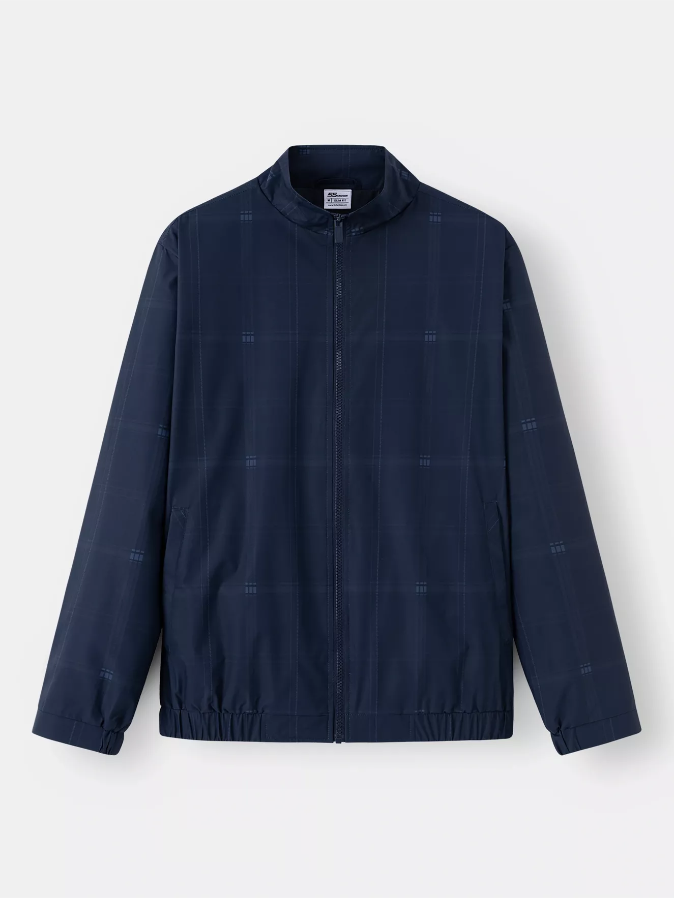 Áo Khoác Thời Trang Nam 5S Fashion Dệt Kể Ô Sang Trọng AKH24063