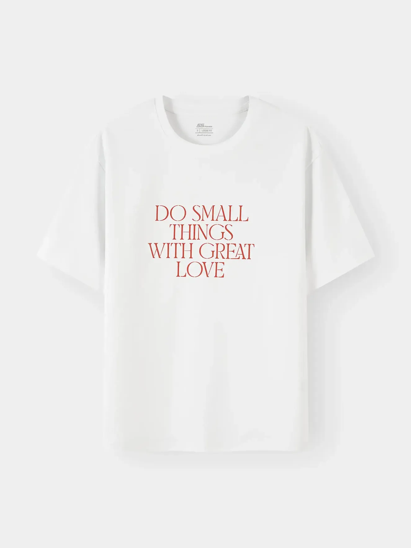 Áo Thun Nữ Ngắn Tay 5S Fashion Phom Loose Fit W0ATS26041