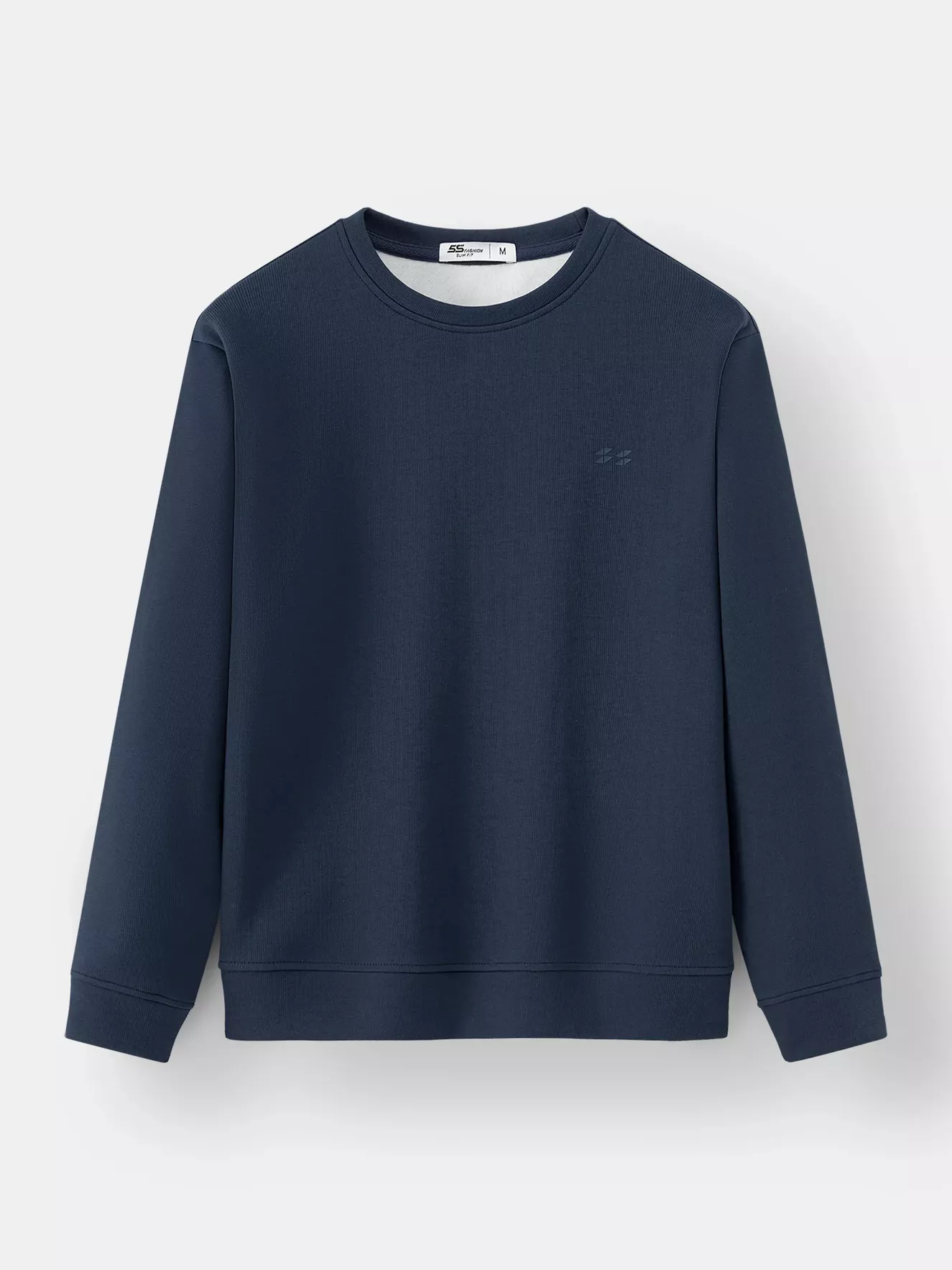 Áo Nỉ Nam Dài Tay 5S Fashion In Logo Basic Slimfit BANI24001