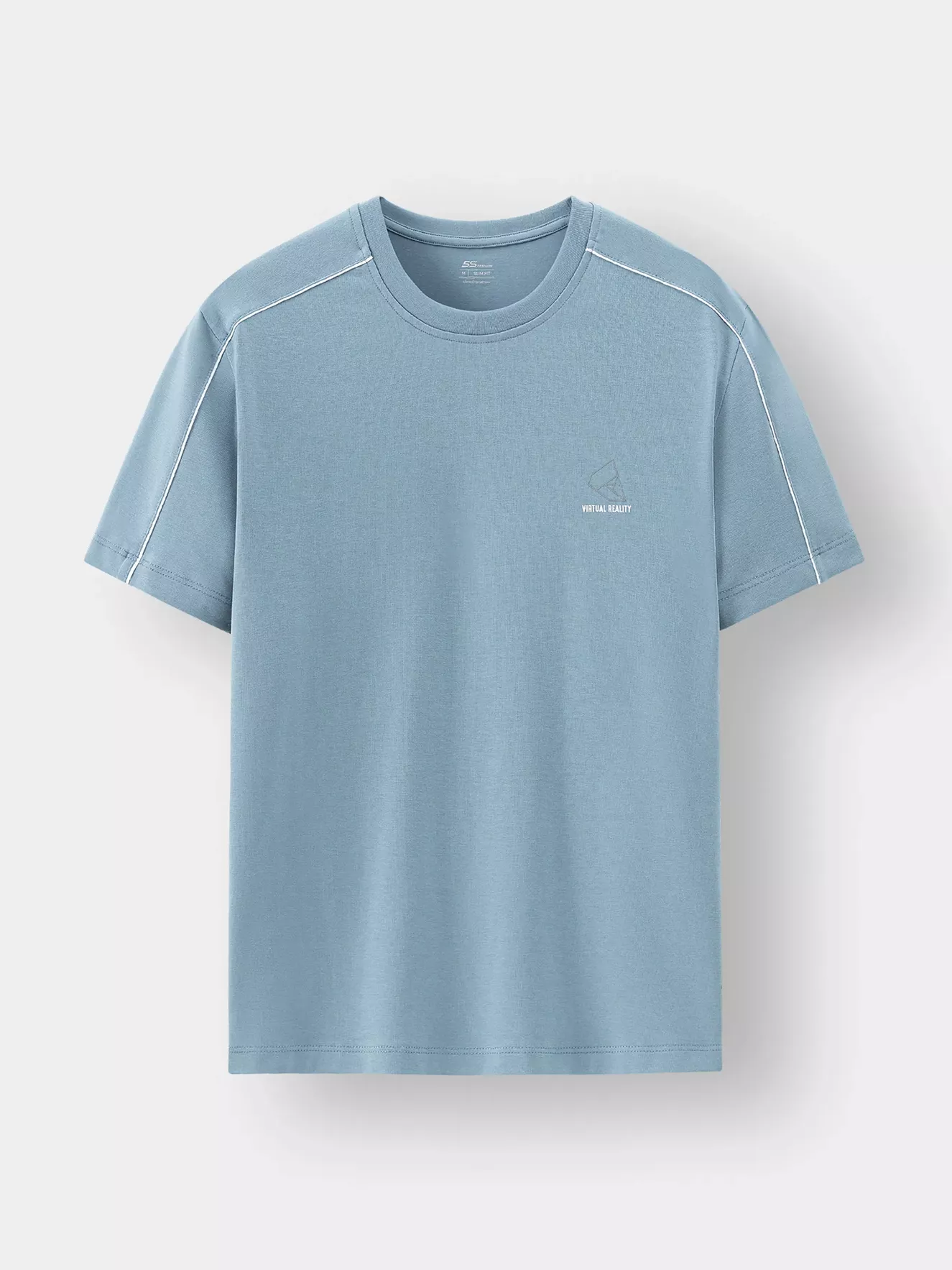 Áo Thun Nam Ngắn Tay 5S Fashion Virtual Reality Slimfit ATS24045