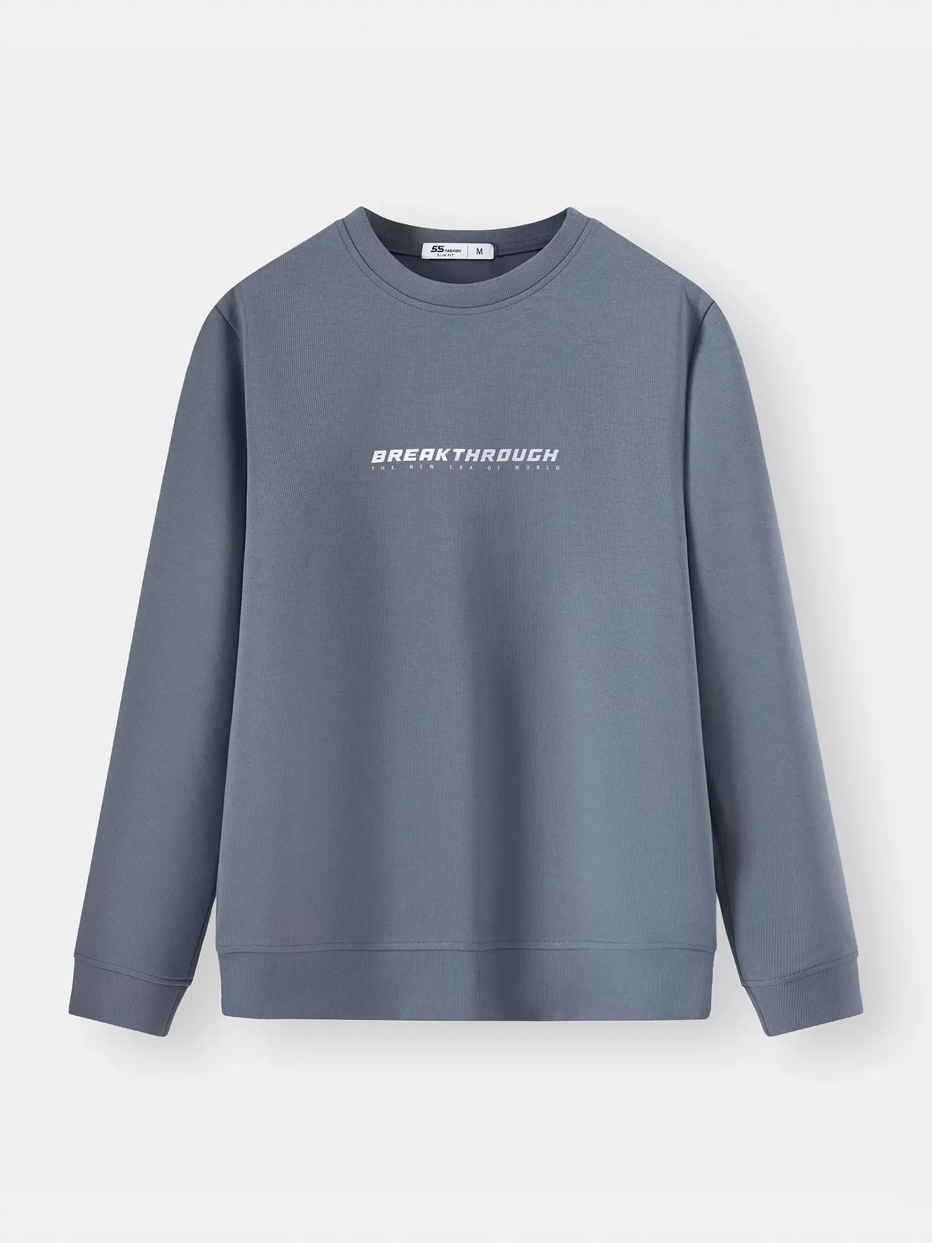 Áo Nỉ Nam 5S Fashion Cổ Tròn In Basic Phom Slimfit MBANI25010