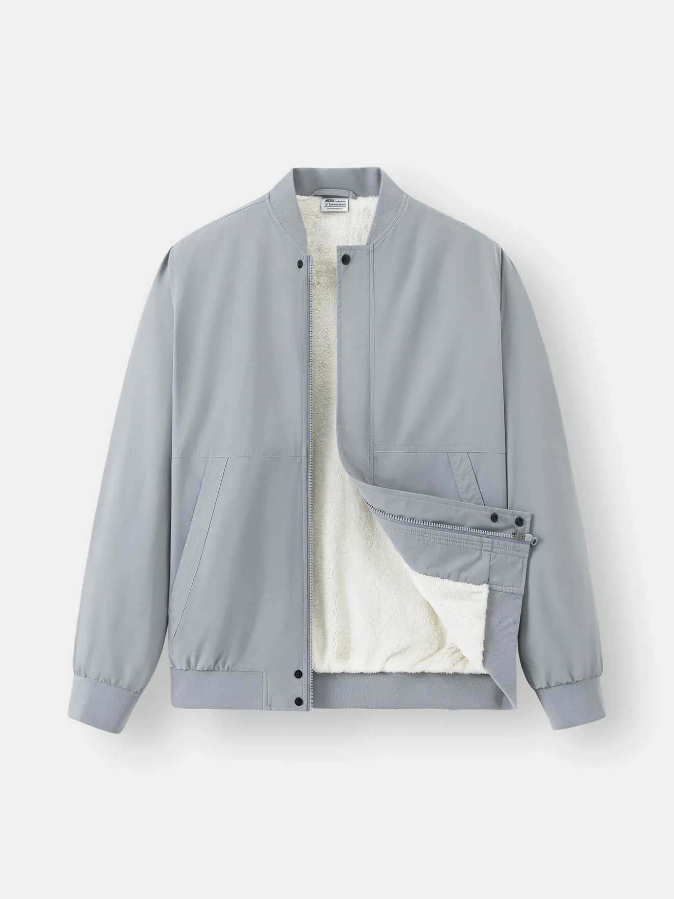 Áo Khoác Nam Bomber 2 Lớp Lót Lông 5S Fashion AKB23011