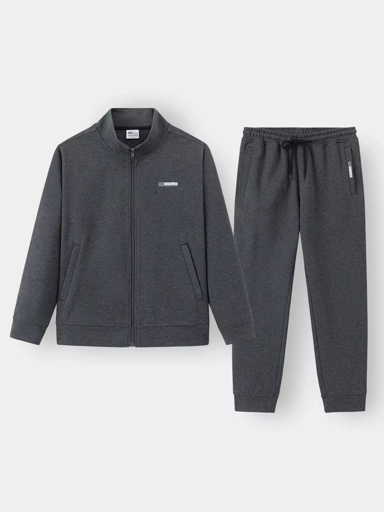 Bộ Quần Áo Nỉ Nam Kéo Khóa 5S Fashion Basic Regular BNK23009