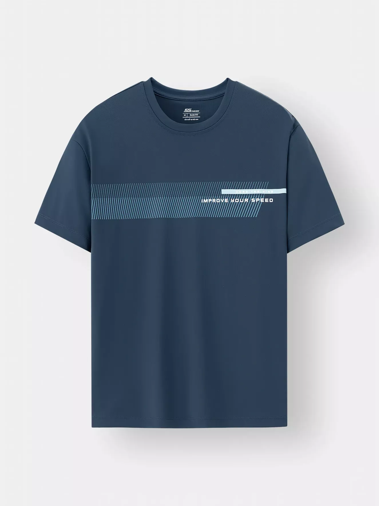 Áo Thun Nam Thể Thao 5S Fashion In Phong Cách ATS25016