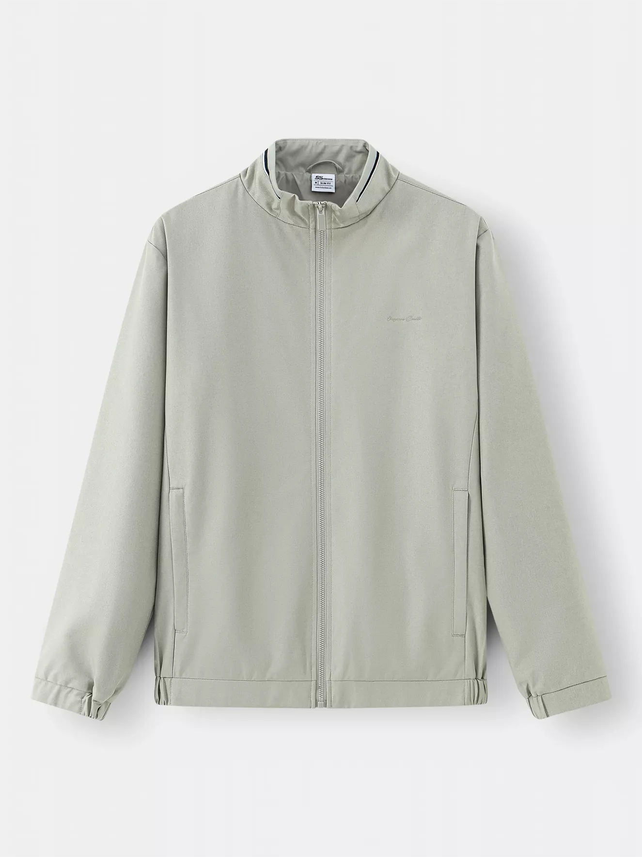 Áo Khoác Thời Trang Nam 5S Fashion Cổ Dệt Line AKH24003