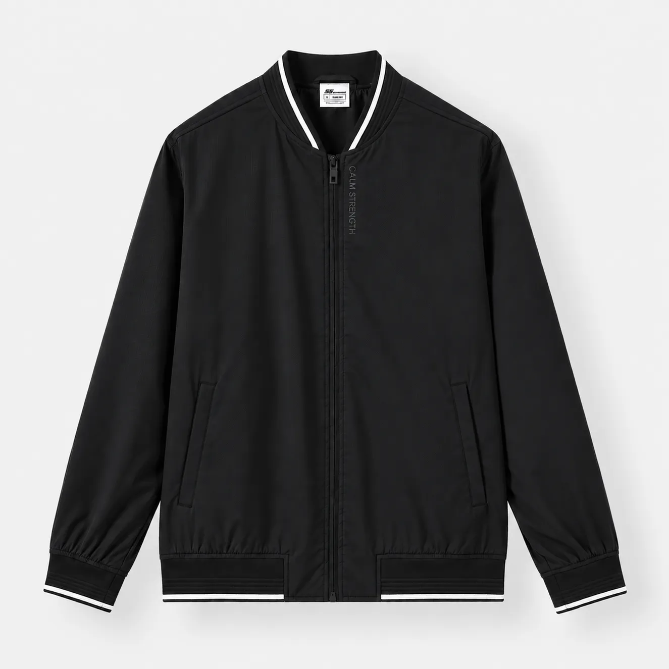 Áo Khoác Bomber Nam 5S FASHION Daily Jacket Vải Hiệu Ứng M0AKB26005