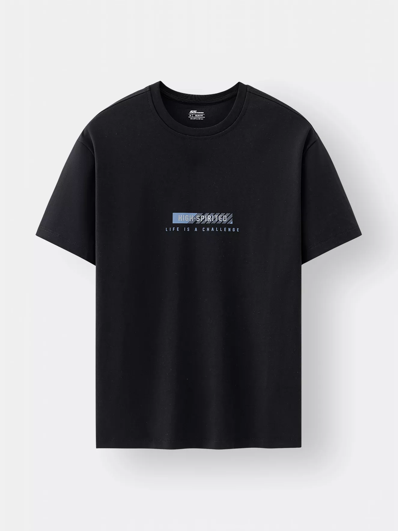 Áo Thun Nam Ngắn Tay 5S Fashion In Đơn Giản ATS25004