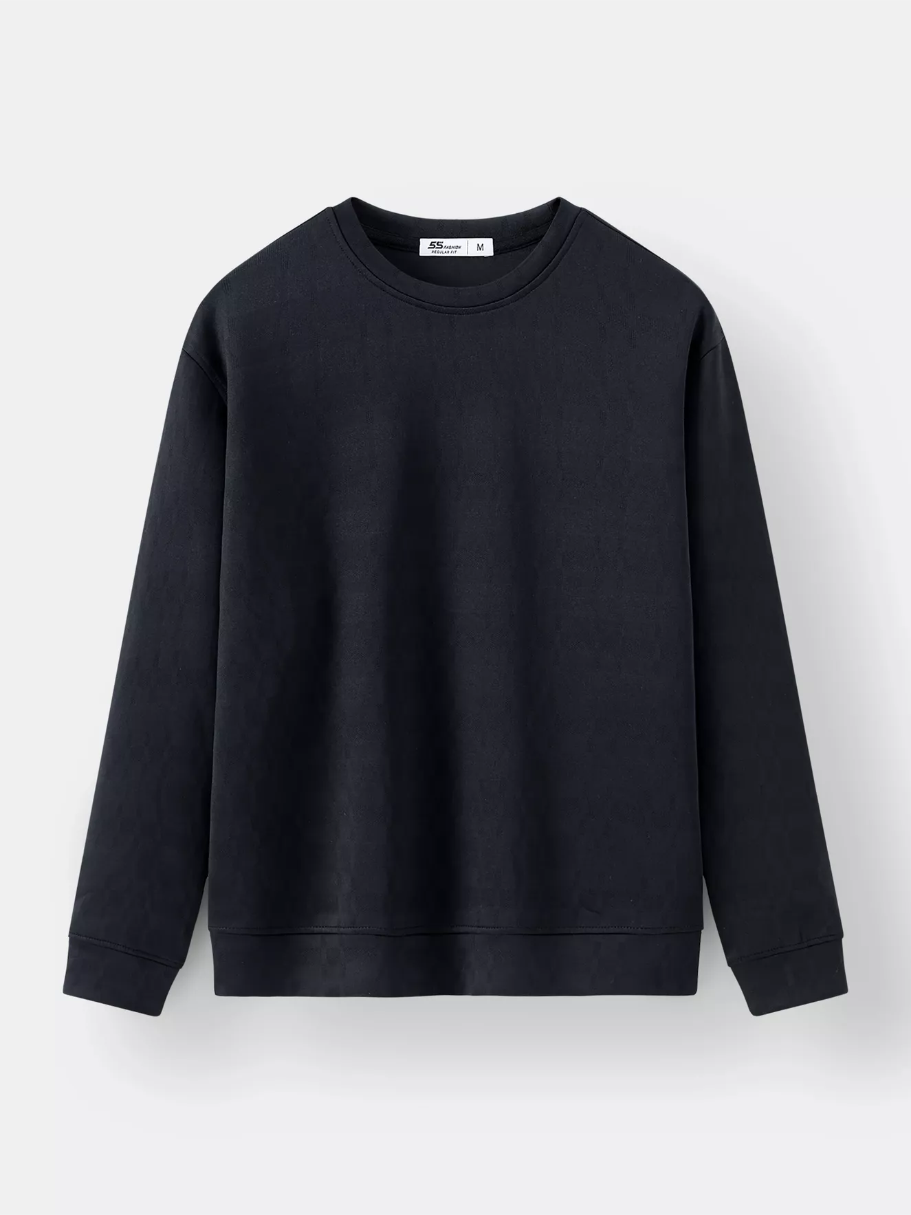 Áo Nỉ Nam 5S Fashion Dệt Hiệu Ứng Phom Regular ANI24012