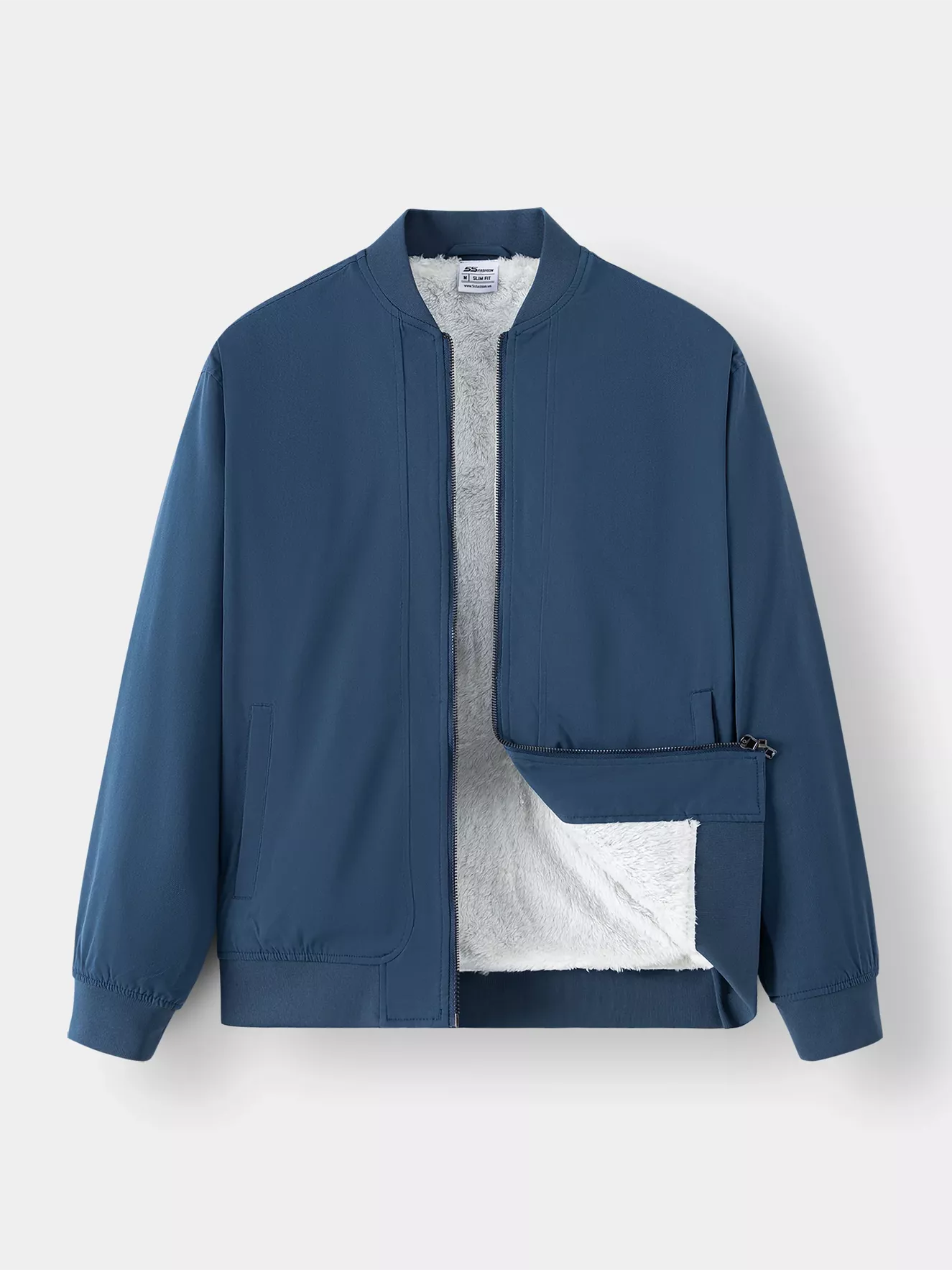 Áo Khoác Bomber Nam 5S Fashion Lót Lông Dày Dặn AKB24034