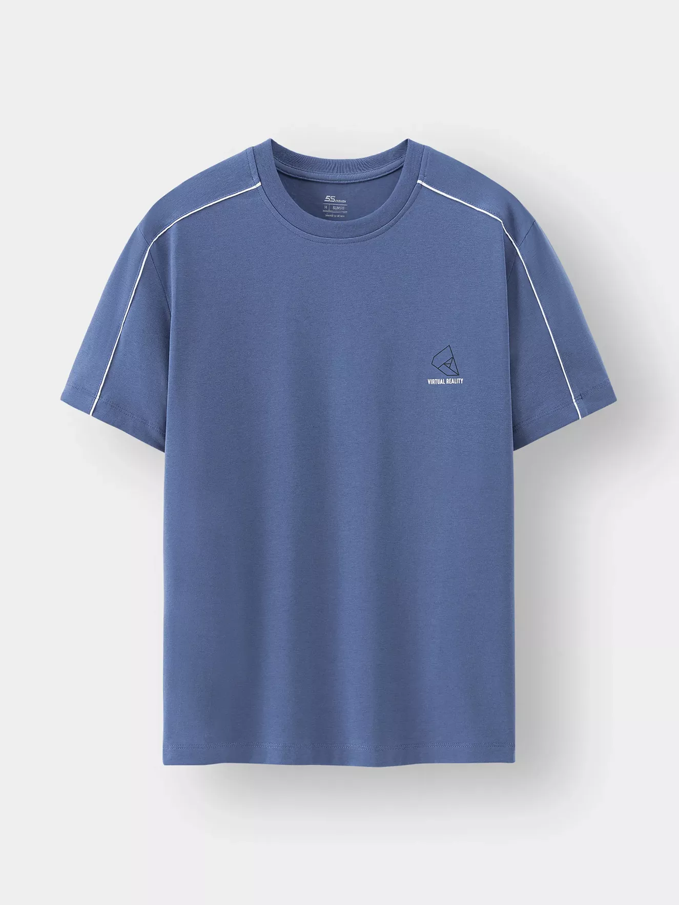 Áo Thun Nam Ngắn Tay 5S Fashion Virtual Reality Slimfit ATS24045