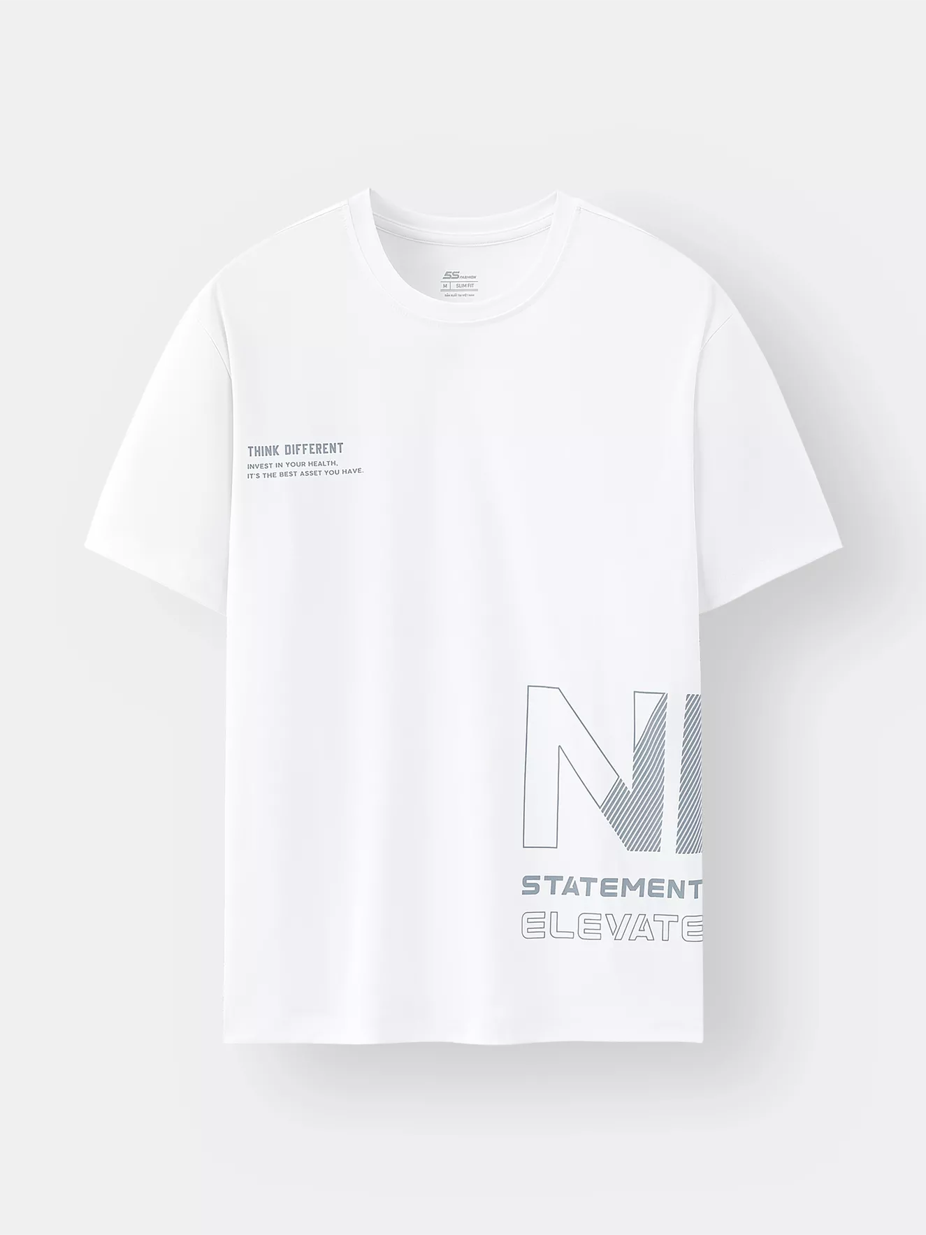 Áo Thun Nam 5S Fashion In Chữ Phong Cách ATS25053