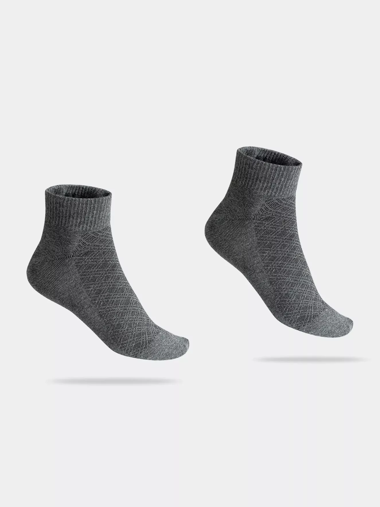 Tất Nam Cotton Cổ Lửng 5S Fashion Dệt Họa Tiết TAT24006