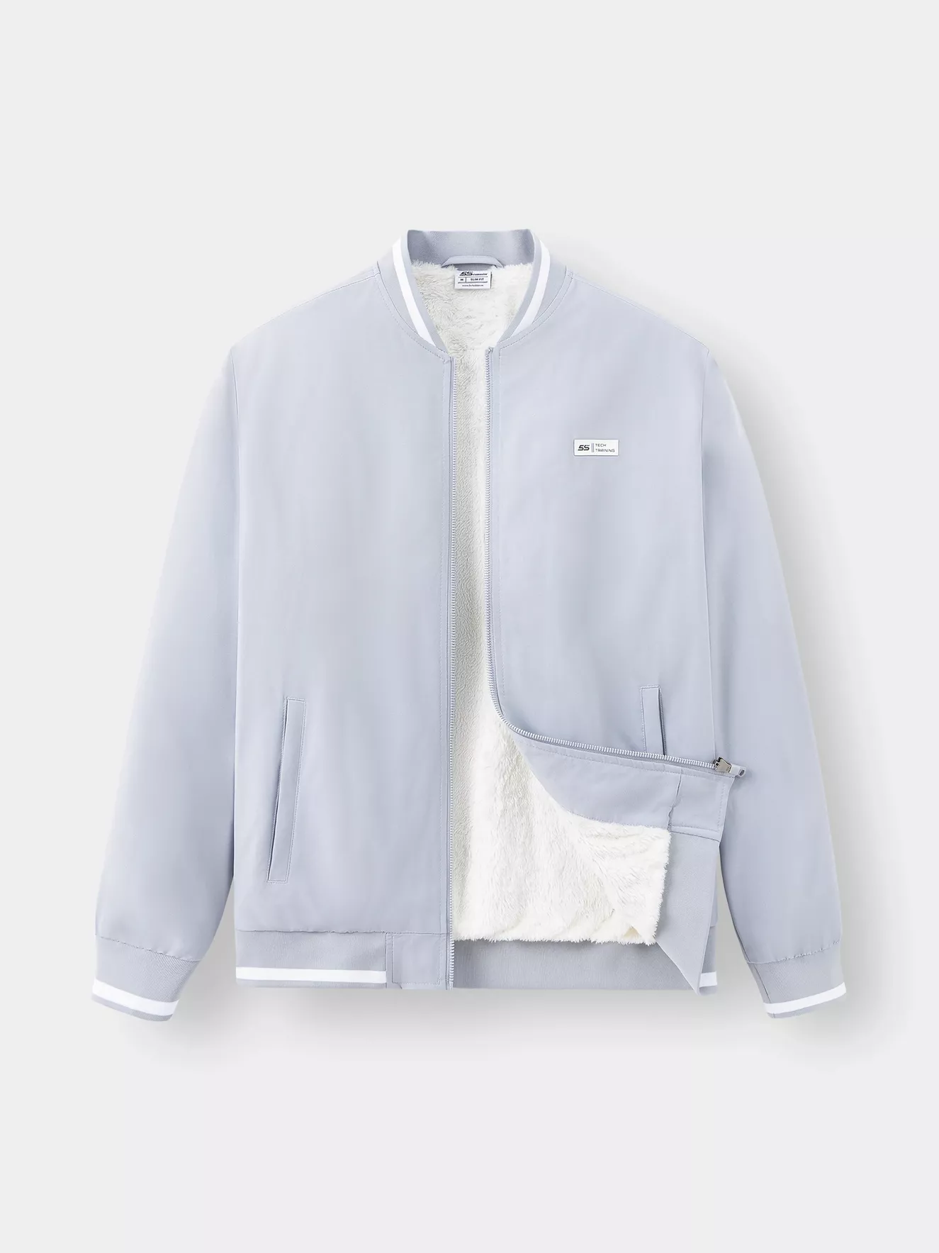 Áo Khoác Bomber Nam 2 Lớp Lót Lông 5S Fashion AKB23004