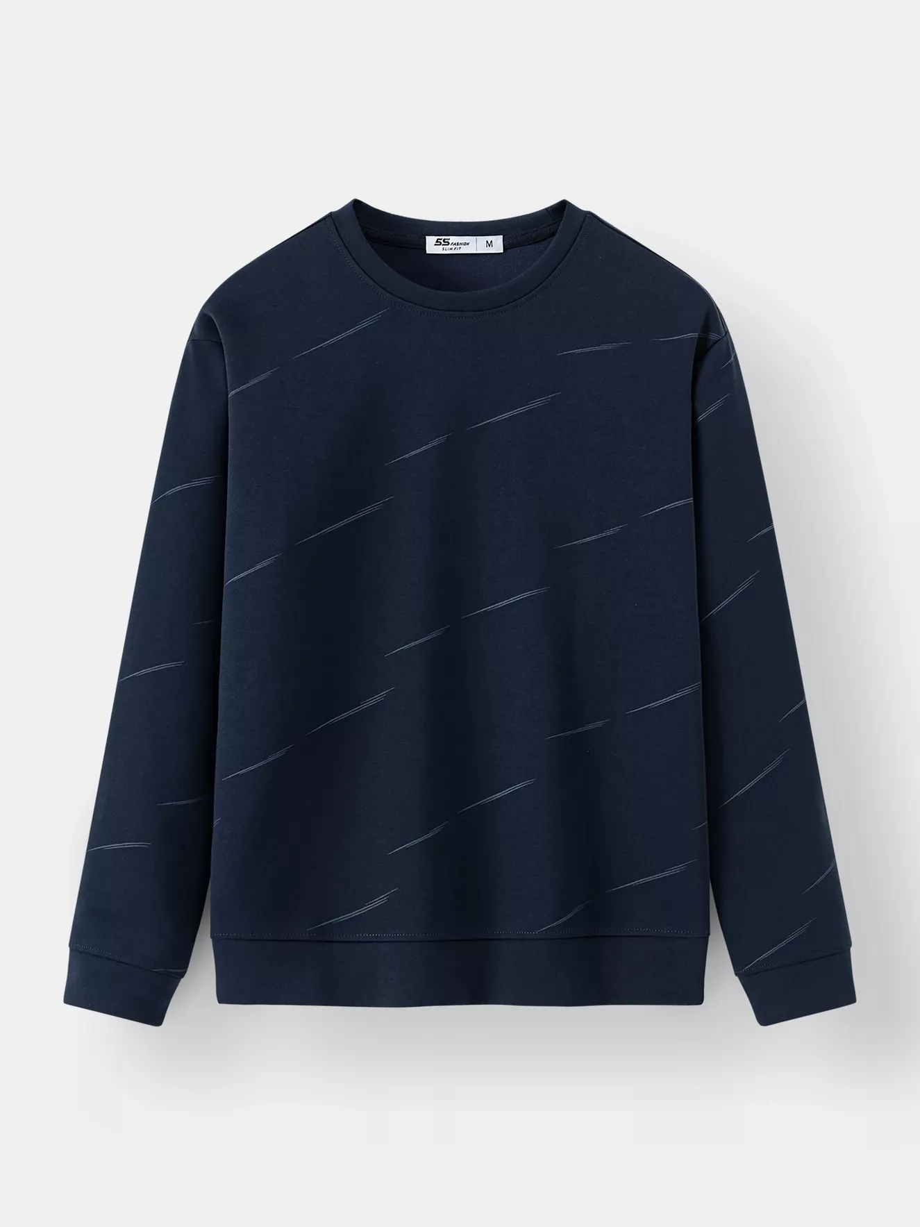 Áo Nỉ Nam 5S FASHION Họa Tiết Phom Slimfit ANI24010