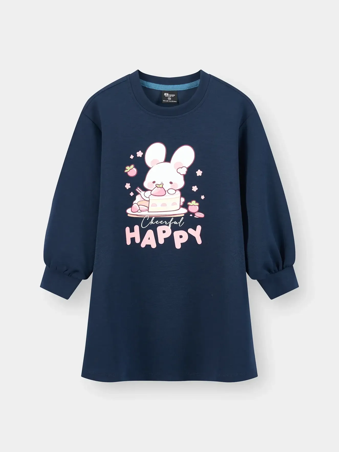 Váy Liền Bé Gái 5S Fashion In Thỏ Dễ Thương G0VAY25001