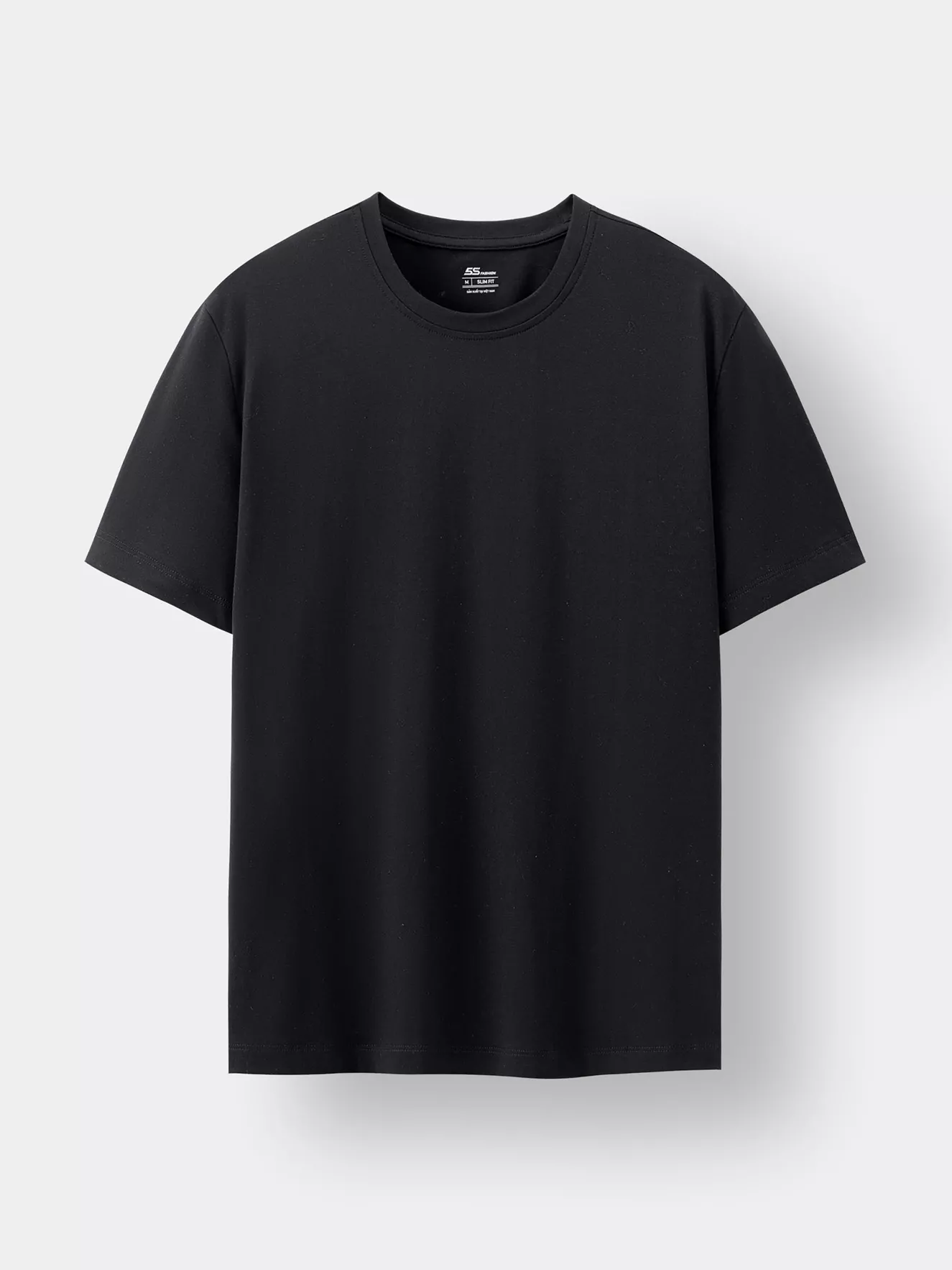 Áo Thun Nam Ngắn Tay 5S Fashion Trơn Slimfit ATS24052