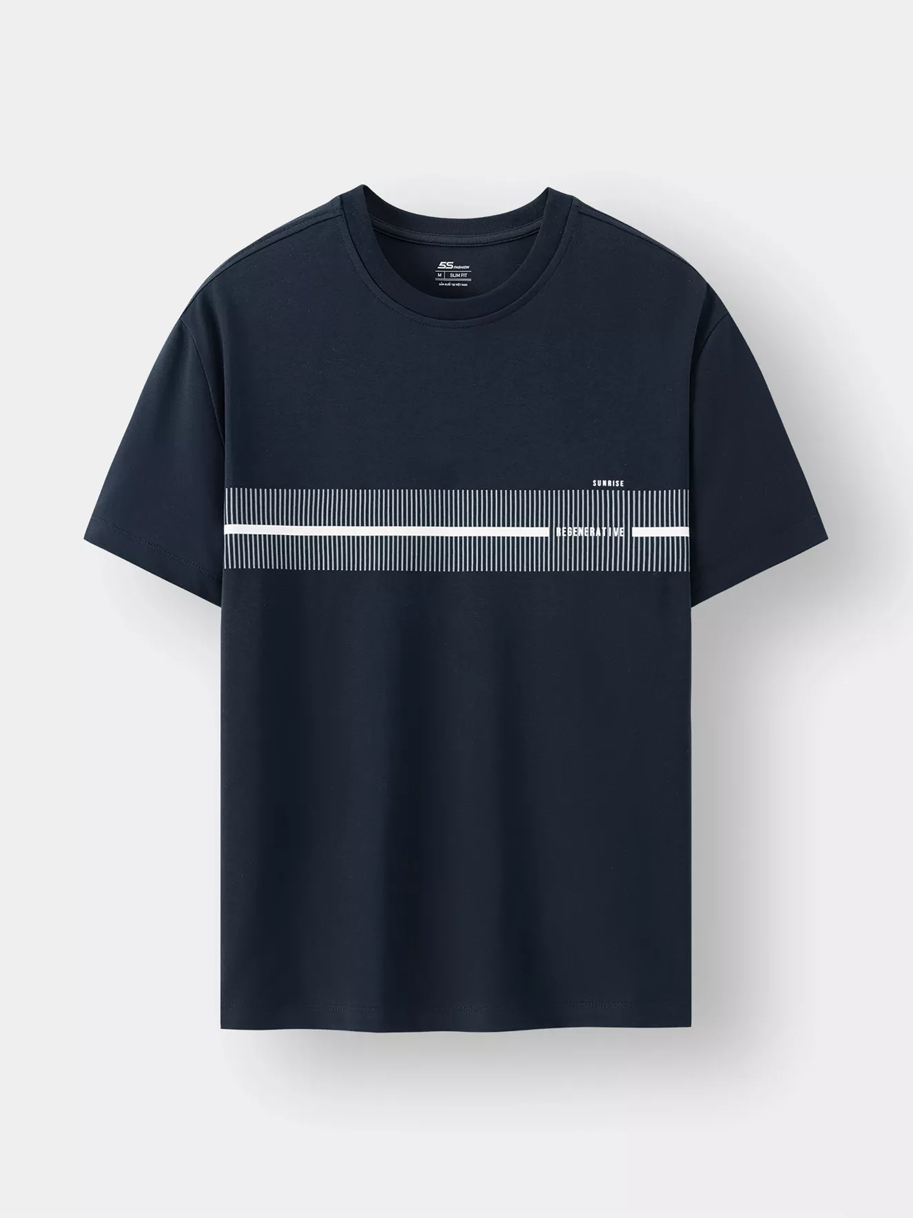 Áo Thun Nam Ngắn Tay 5S FASHION In Cao Cấp Slimfit ATS24021