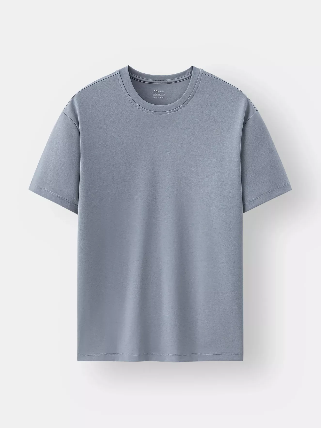 Áo Thun Nam Ngắn Tay 5S Fashion Trơn Regular ATS25059