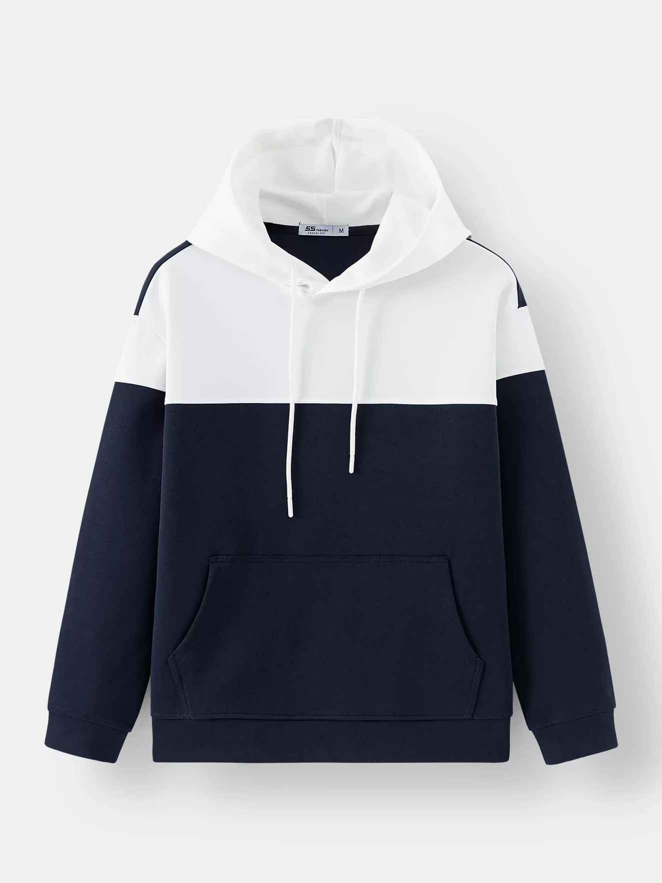 Áo Nỉ Nam Hoodie 5S Fashion Can Phối Phom Regular YBANH24011
