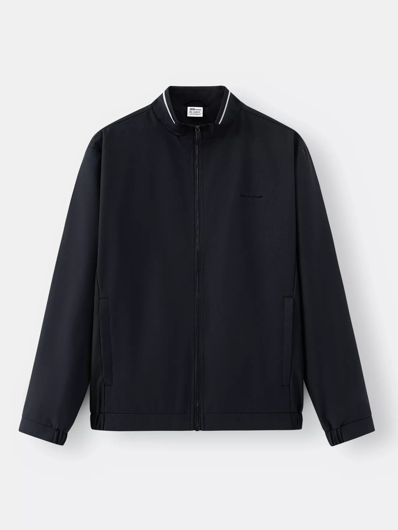 Áo Khoác Thời Trang Nam 5S Fashion Cổ Dệt Line AKH24003