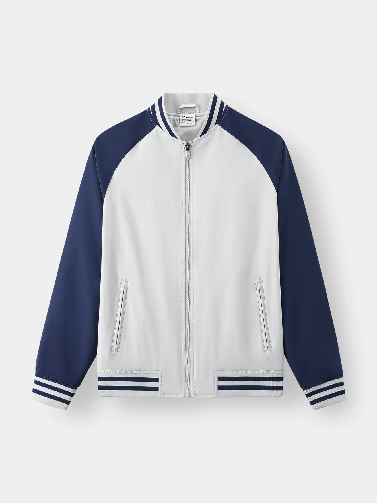 Áo Khoác Bomber Phối Màu 2 Lớp Lót Nỉ 5S Slimfit AKB23013