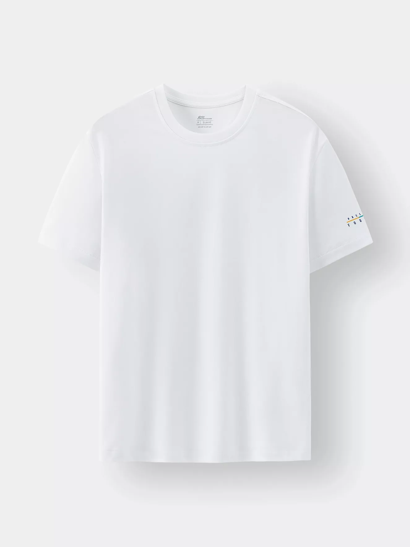 Áo Thun Nam 5S Fashion In Chữ Tay Slimfit ATS24032