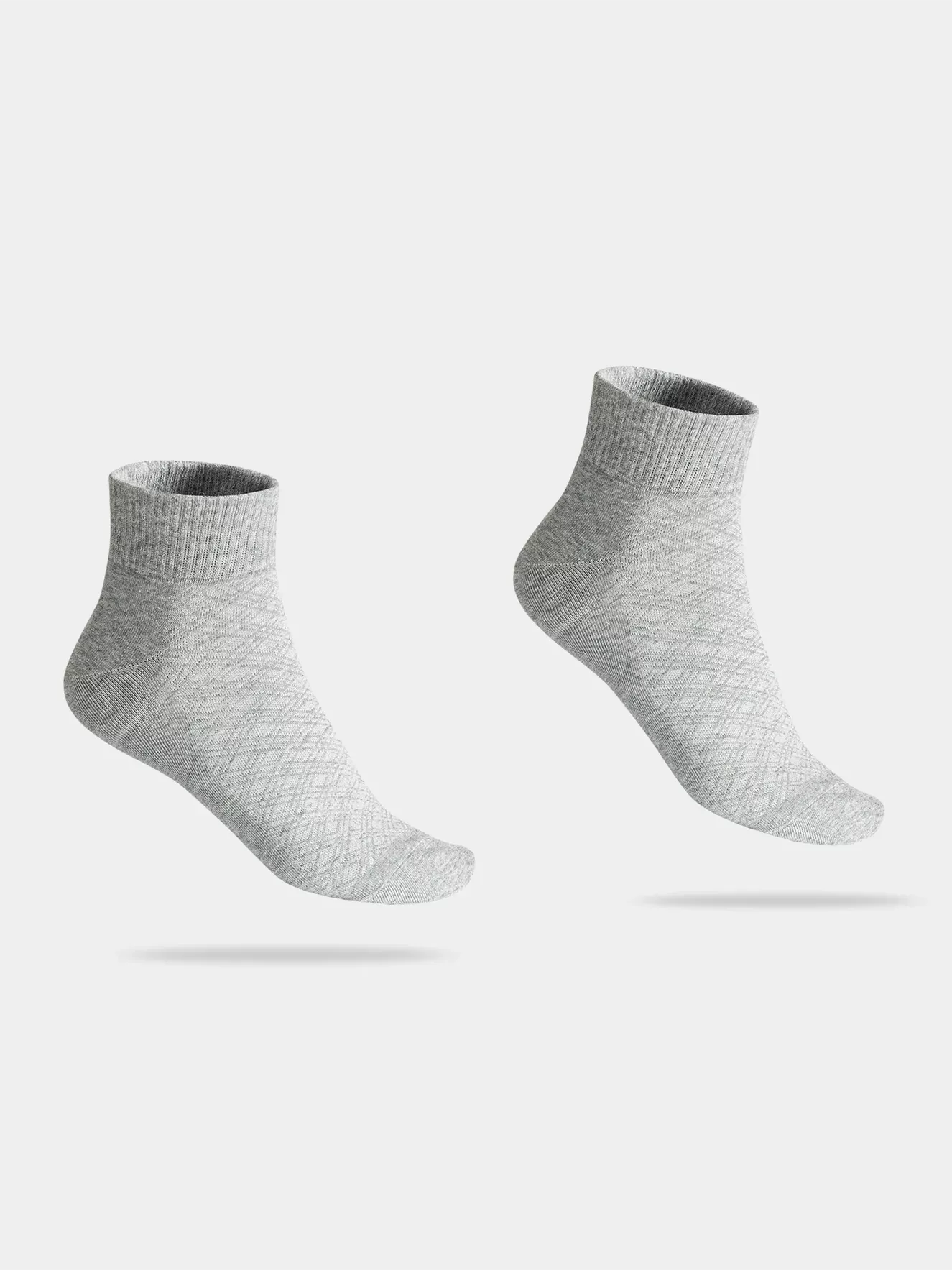 Tất Nam Cotton Cổ Lửng 5S Fashion Dệt Họa Tiết TAT24006