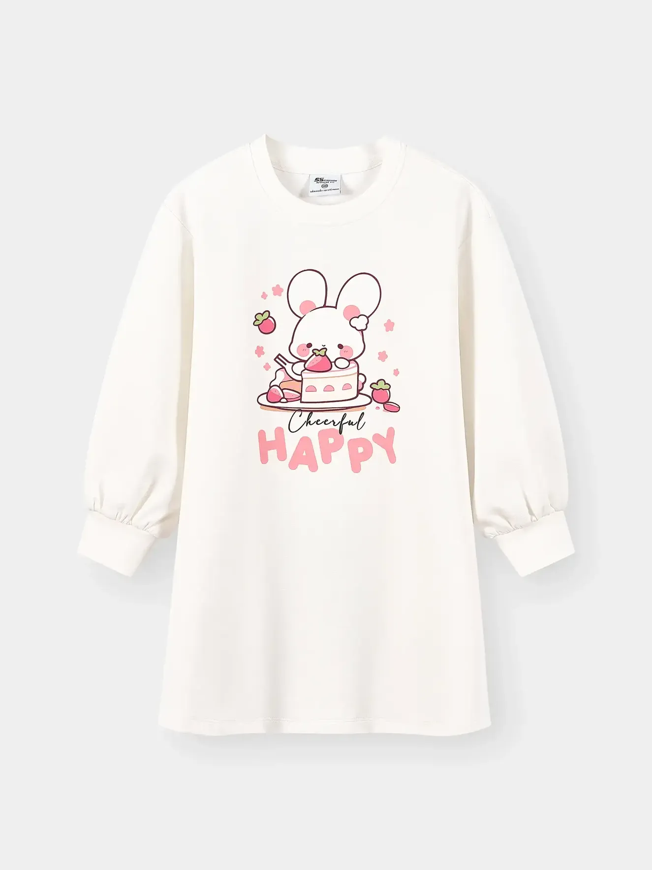 Váy Liền Bé Gái 5S Fashion In Thỏ Dễ Thương G0VAY25001