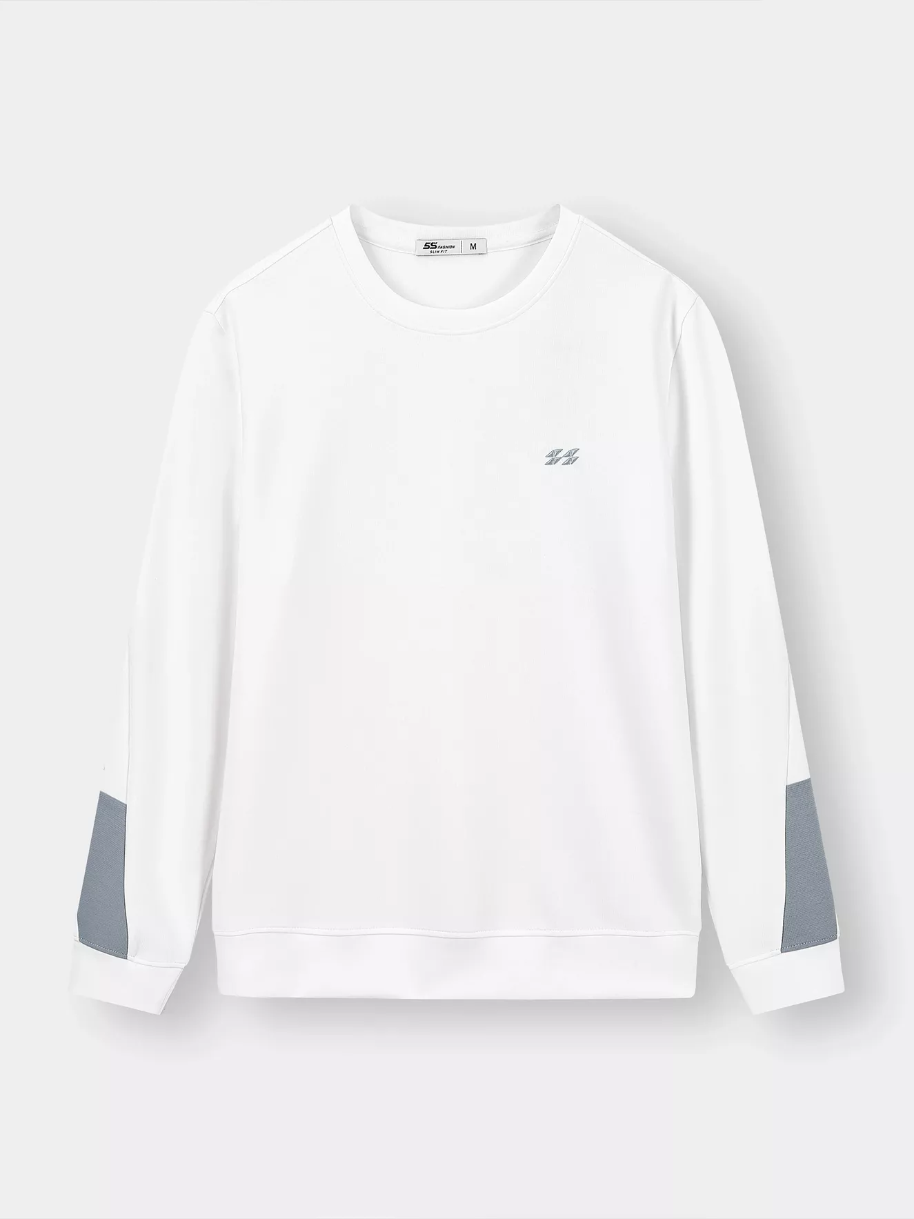 Áo Nỉ Nam Phối Tay 5S Fashion Thêu Logo Phom Slimfit M0ANI25101