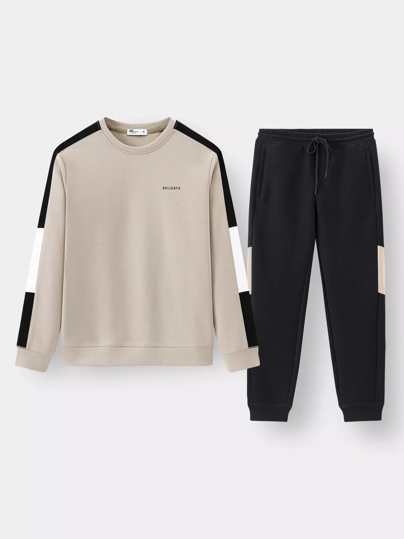 Bộ Quần Áo Nỉ Nam 5S Fashion Can Phối Phom Slimfit BNI23014