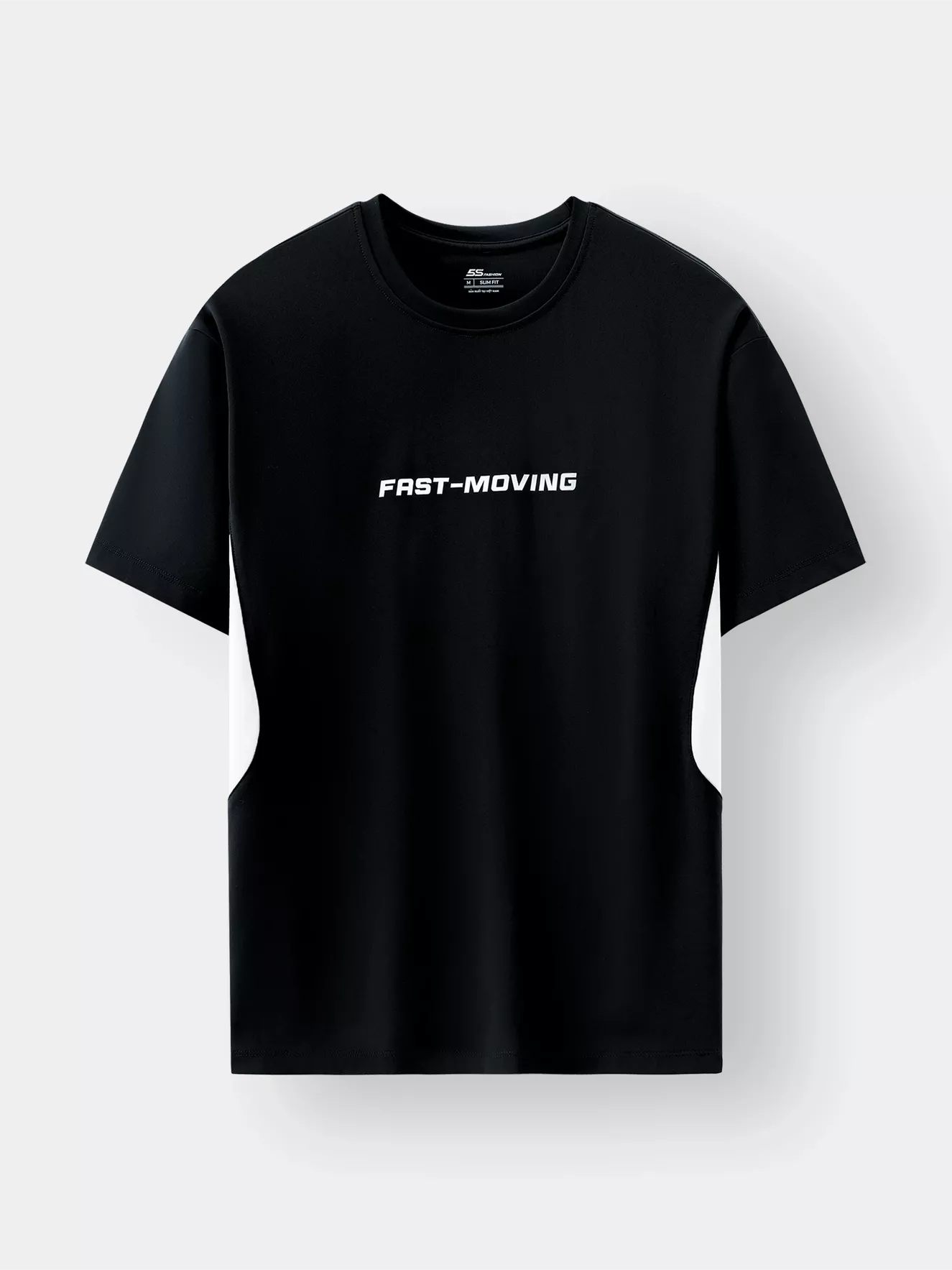 Áo Thun Nam Thể Thao 5S Fashion Can Phối Phom Slimfit ATS25011