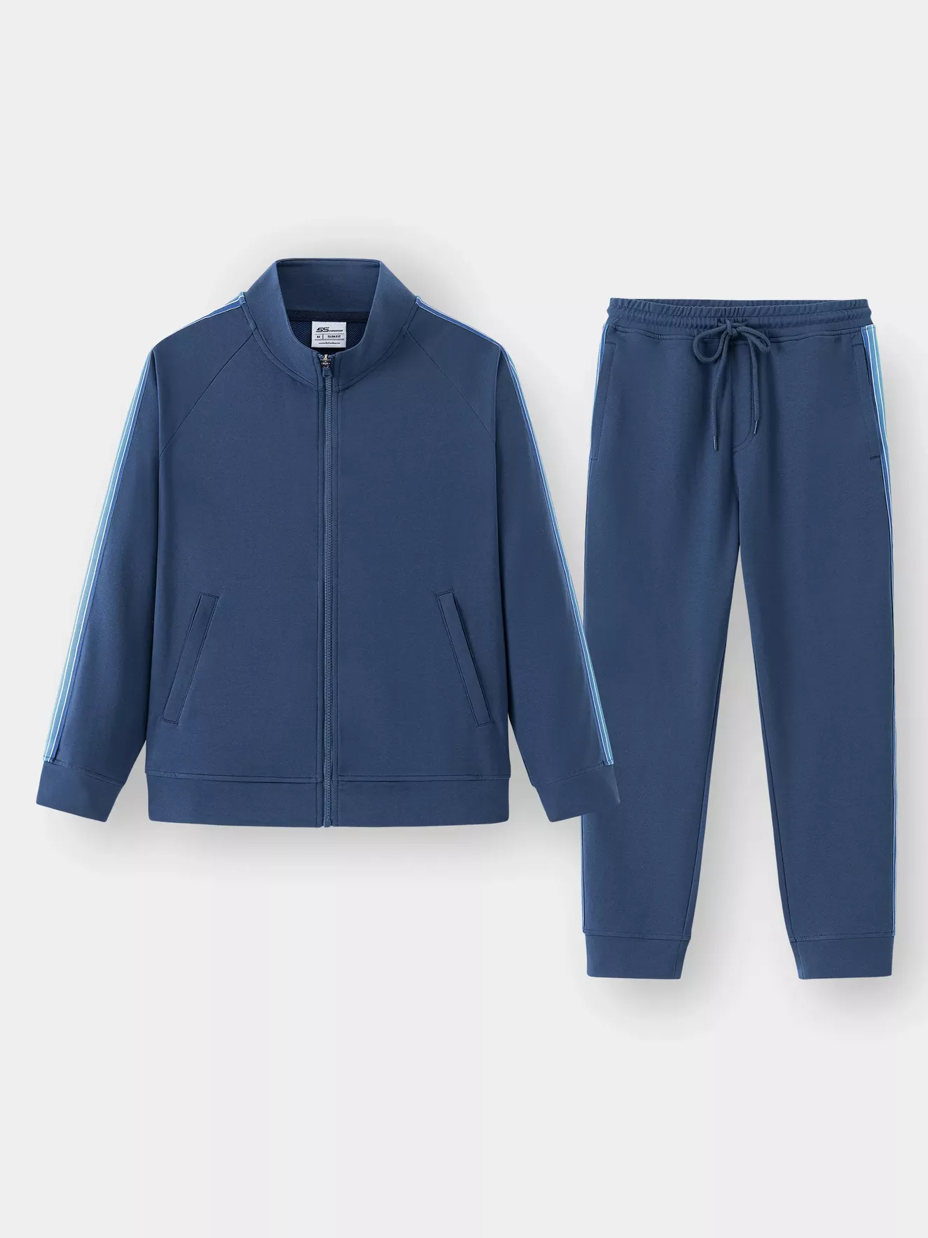 Bộ Quần Áo Nam Cổ Trụ Kéo Khóa Chất Nỉ 5S Fashion BNK23002