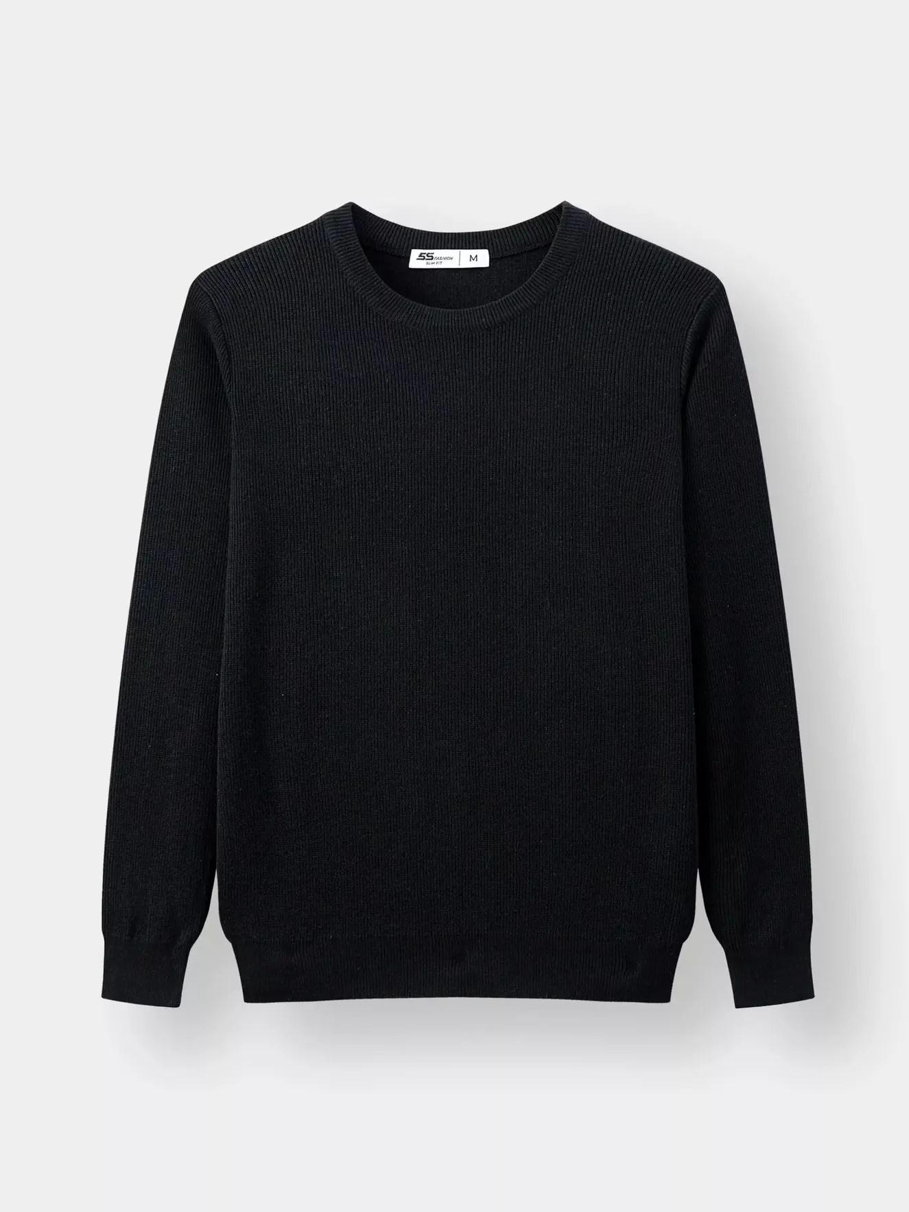 Áo Len Trơn Nam 5S Fashion Slim Fit ALO23004