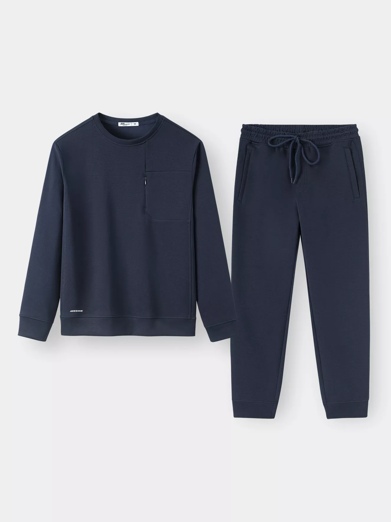 Bộ Quần Áo Nam Dài Tay 5S Fashion Chất Nỉ Có Túi Khóa BNI23026