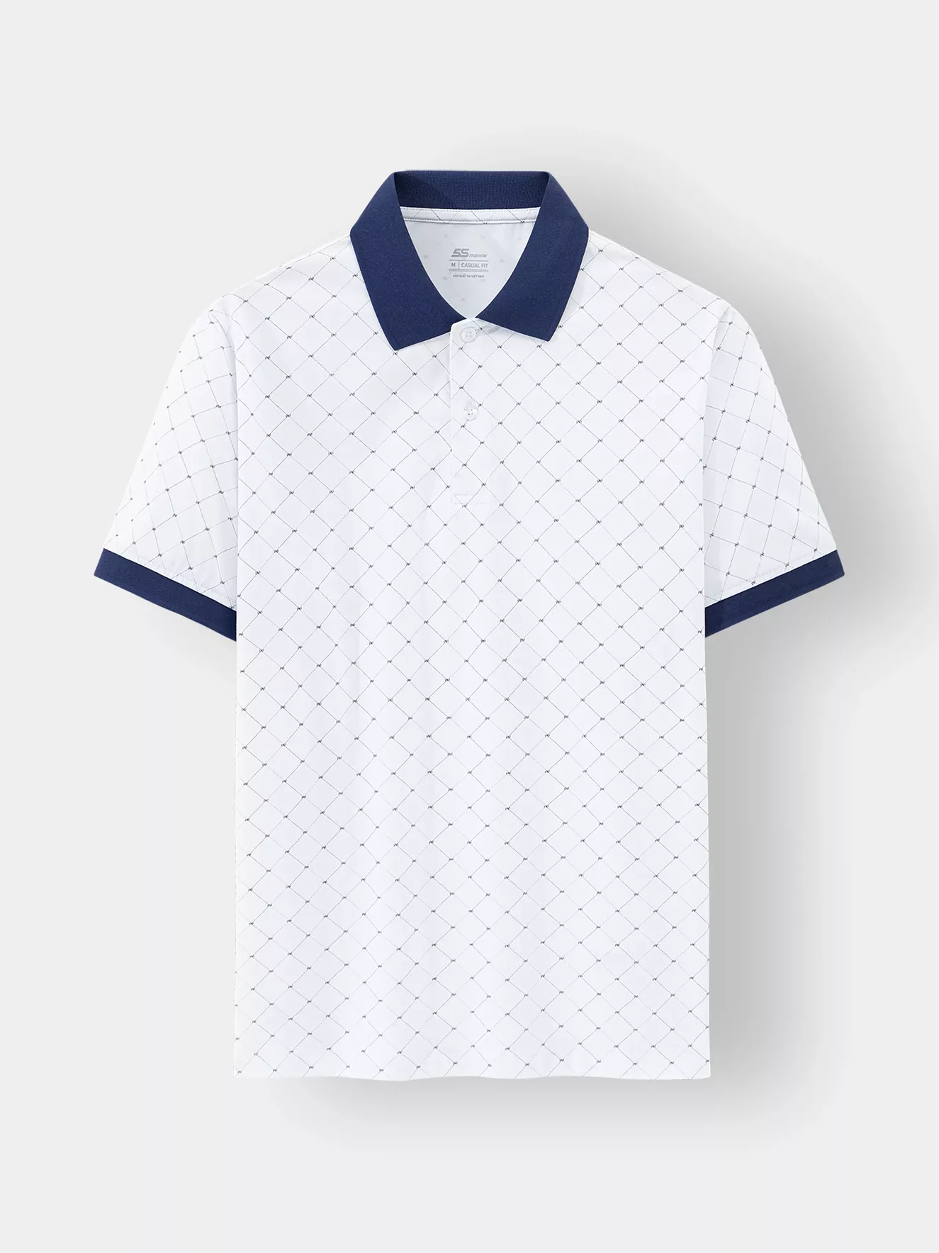 Áo Polo Nam 5S Fashion Họa Tiết Monogram Casual APC24047