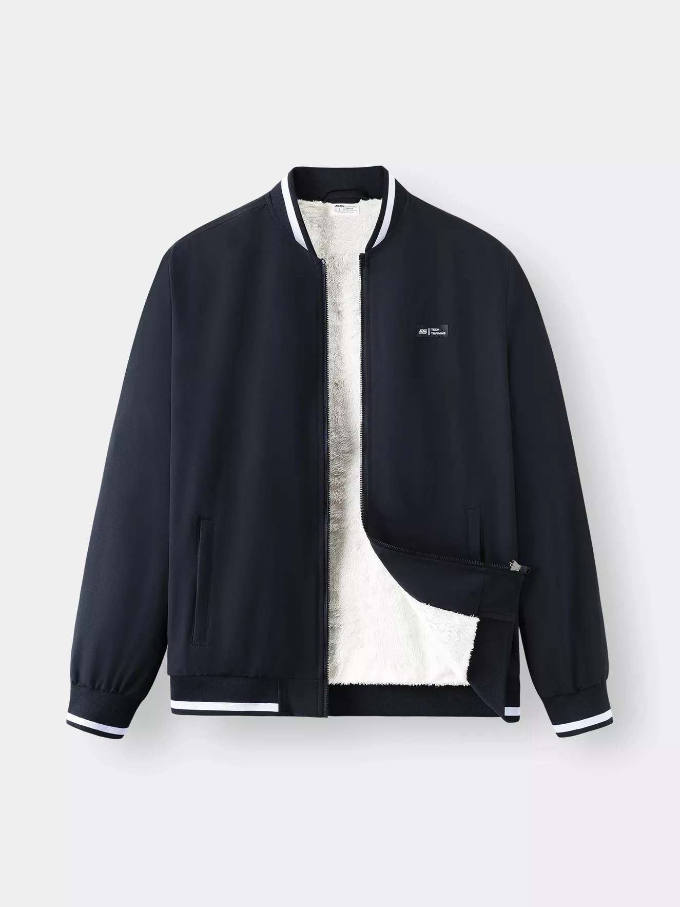 Áo Khoác Bomber Nam 2 Lớp Lót Lông 5S Fashion AKB23004