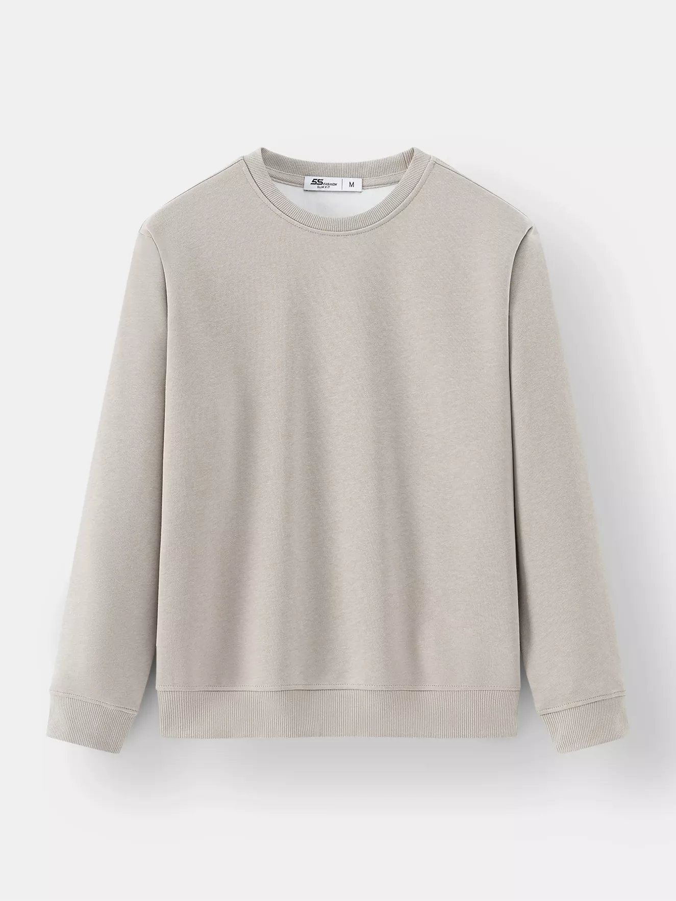 Áo Nỉ Nam Thu Đông 5S Fashion Trơn Basic Phom Slimfit ANI24027