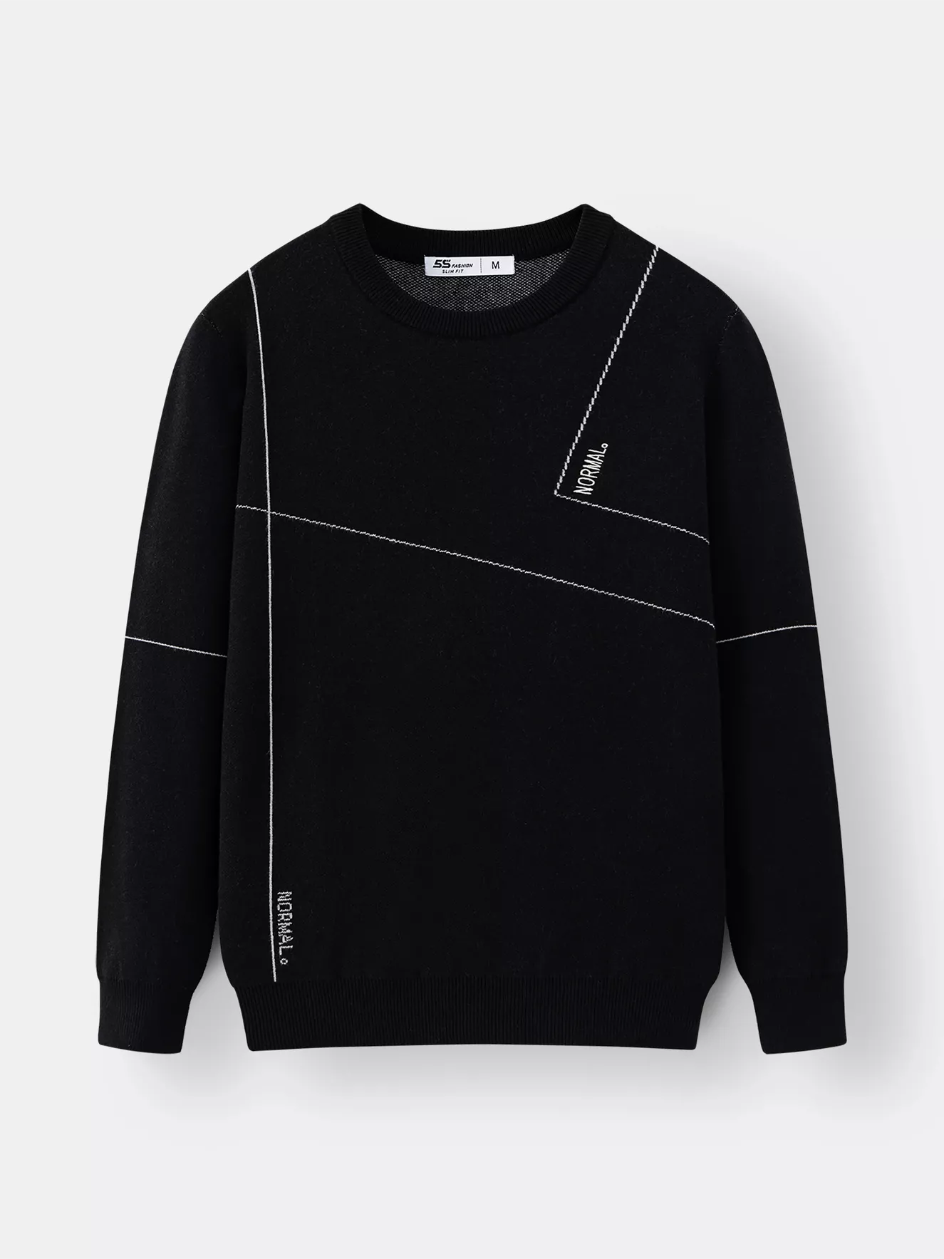 Áo Len Nam Họa Tiết 5S Fashion Phom Slimfit ALE24002