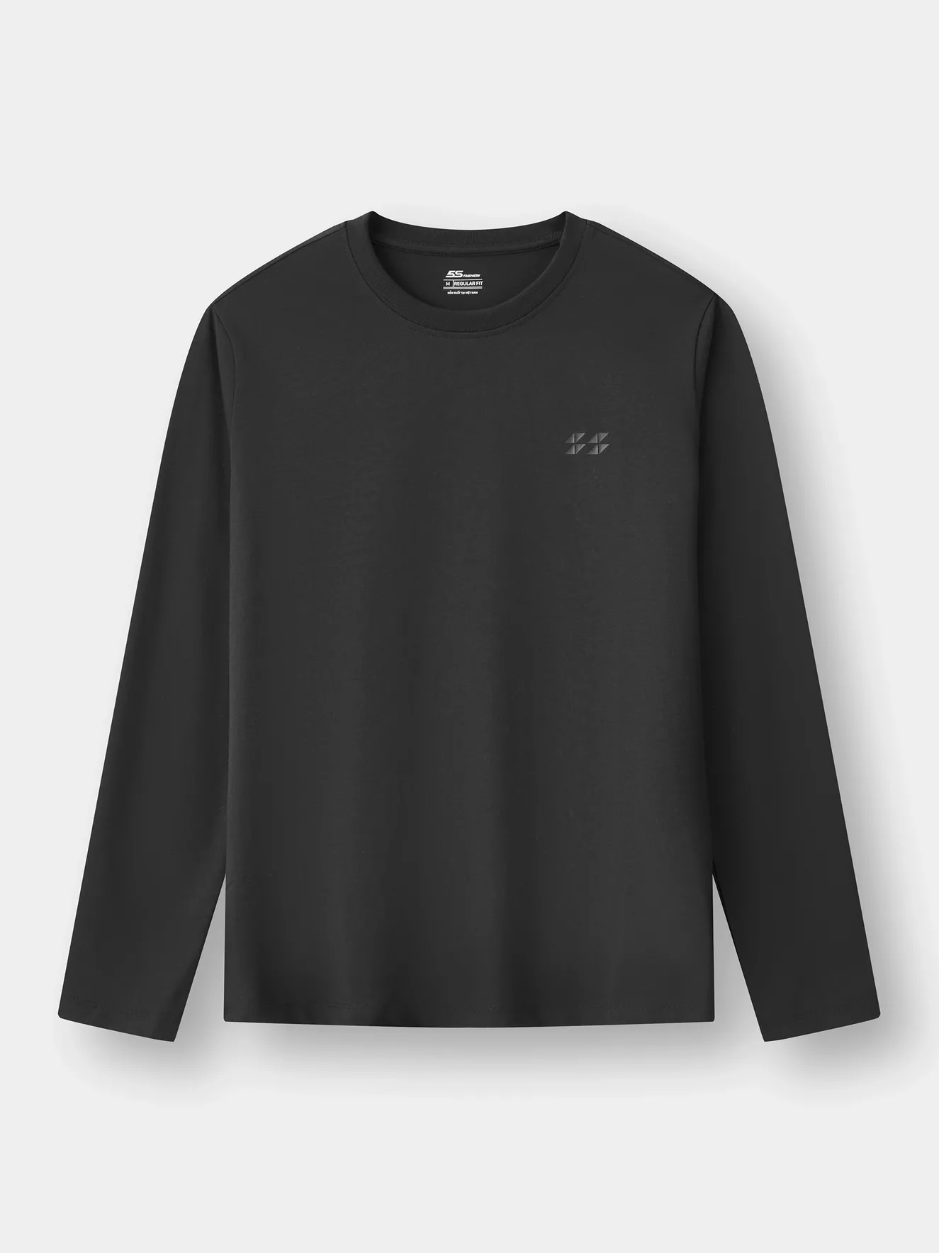 Áo Thun Nam Dài Tay 5S Fashion In Logo Basic Slimfit M0ATH25006