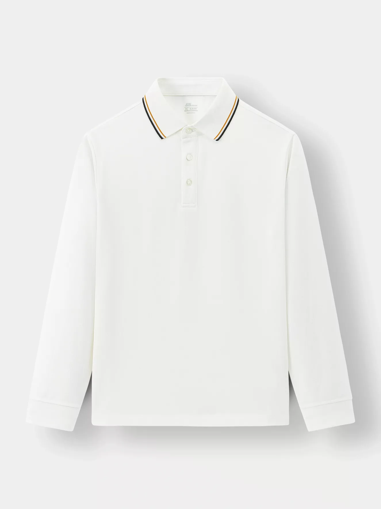 Áo Polo Dài Tay Phối Màu 5S Fashion Trơn APD23005