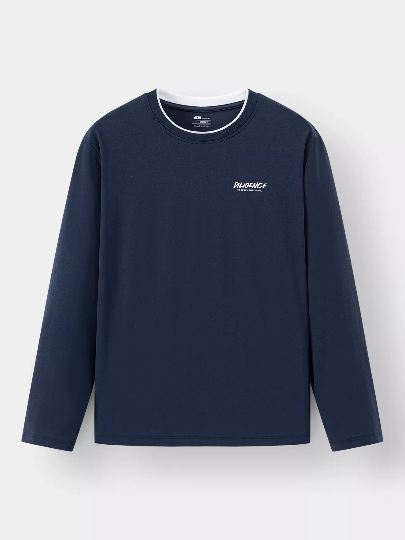 Áo Thun Nam Dài Tay Ultra-Soft 5S Fashion Phom Slimfit ATH24014