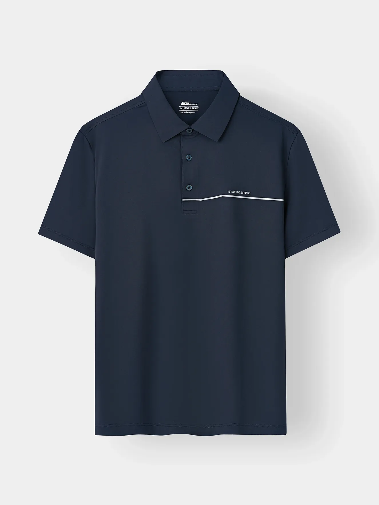Áo Polo Thể Thao Nam 5S Fashion Phom Regular APC25138